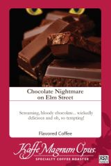 Chocolate Nightmare on Elm Street SWP Decaf Flavored Coffee